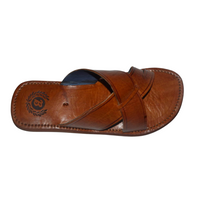 Men's Leather Moroccan Flat Sandals