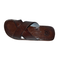 Men's Leather Moroccan Flat Sandals