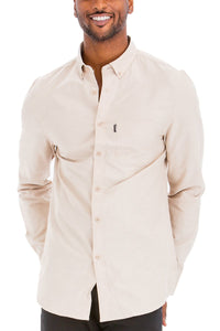 SIGNATURE LONG SLEEVE BUTTON DOWN SHIRT M3515