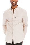 SIGNATURE LONG SLEEVE BUTTON DOWN SHIRT M3515