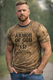 Men’s Full Armor of God Christian T-Shirt | Ephesians 6:11 Faith Apparel