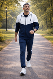 Men’s Two-Piece Active Tracksuit – Comfortable Walking & Fitness Jogger Set