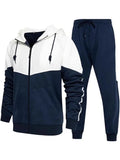 Men’s Two-Piece Active Tracksuit – Comfortable Walking & Fitness Jogger Set