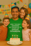 Only the Best Grandpas Get Promoted to Great Grandpa T-Shirt