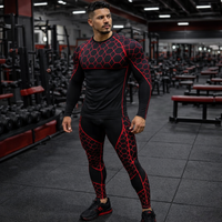 🔥 Men’s Performance Compression Training Set (Long Sleeve + Tights)