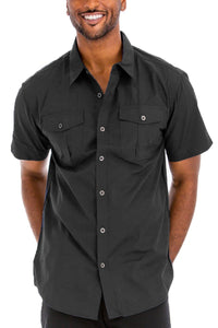 TWO POCKET BUTTON DOWN SHIRT M3555
