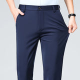 Summer Autumn Thin Trousers Men Formal Dress Suit Pants Work Pants