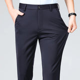 Summer Autumn Thin Trousers Men Formal Dress Suit Pants Work Pants