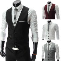 2023 New Arrival Dress Vests For Men Slim Fit Mens Suit Vest Male