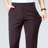 Summer Autumn Thin Trousers Men Formal Dress Suit Pants Work Pants