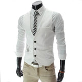 2023 New Arrival Dress Vests For Men Slim Fit Mens Suit Vest Male