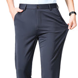 Summer Autumn Thin Trousers Men Formal Dress Suit Pants Work Pants