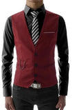 2023 New Arrival Dress Vests For Men Slim Fit Mens Suit Vest Male