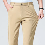 Summer Autumn Thin Trousers Men Formal Dress Suit Pants Work Pants