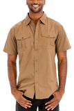 TWO POCKET BUTTON DOWN SHIRT M3555