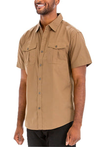 TWO POCKET BUTTON DOWN SHIRT M3555