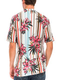 Print Floral and Striped Tee WT8566