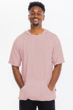 TERRY SHORT SLEEVE HOODED SHIRT 3055