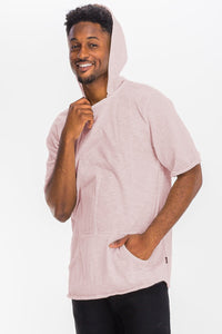 TERRY SHORT SLEEVE HOODED SHIRT 3055