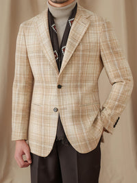 WoolRetro™ – Men’s Plaid Wool Blazer