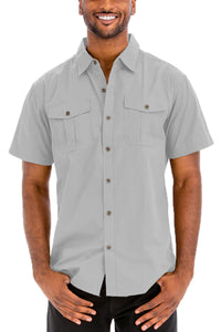 TWO POCKET BUTTON DOWN SHIRT M3555