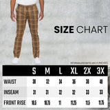 Plaid Slim Fit Trouser Pants SR001
