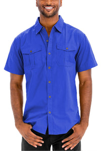 TWO POCKET BUTTON DOWN SHIRT M3555