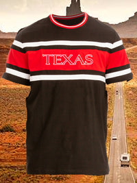 Mens TEXAS Print Cotton Tshirt