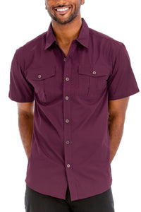 TWO POCKET BUTTON DOWN SHIRT M3555