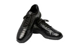 W&H Men's Viper - Python Golf Shoes in Black