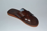 Men's Leather Moroccan Flat Sandals