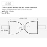 Men Bowtie Newest Butterfly Knot Mens Accessories Luxurious Bow Tie Black Cravat Formal Commercial Suit Wedding Ceremony Ties