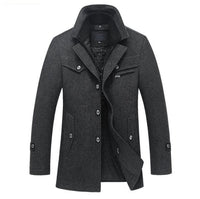 Wool Slim Fit Coat