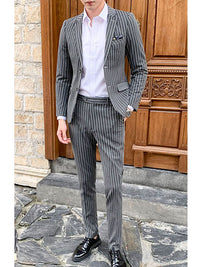 MENS STRIPE SUIT