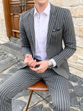 MENS STRIPE SUIT