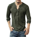 V-Neck Long Sleeve Shirt
