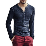 V-Neck Long Sleeve Shirt